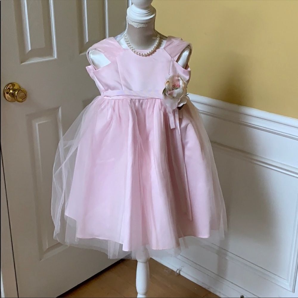 Pink Special Occasion Girls Dress - Picture 6 of 10